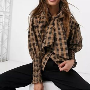 ASOS bow blouse